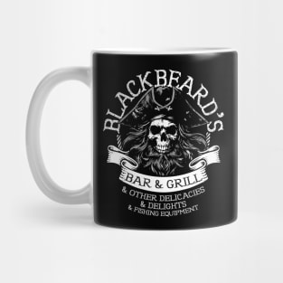 Blackbeard's Bar & Grill & Other Delicacies & Delights & Fishing Equipment Mug